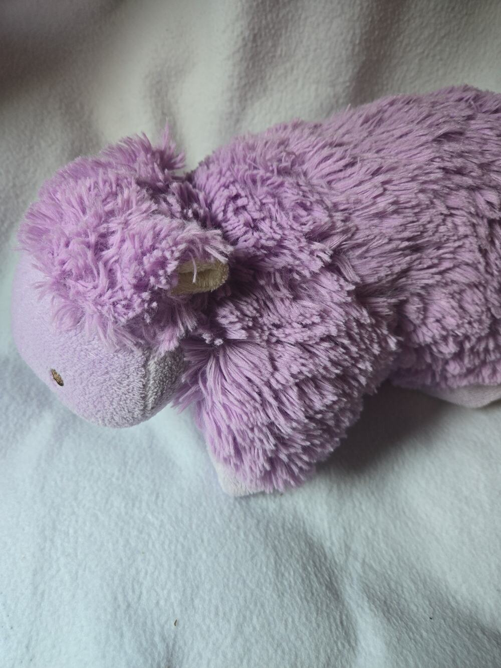Pillow Pets Pee-Wees Purple Hippo Plush Pillow, Washable, 11 inches
